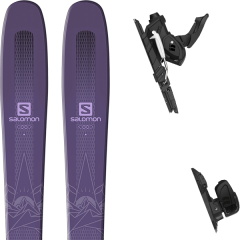 comparer et trouver le meilleur prix du ski Salomon Qst myriad 85 + warden mnc 13 n black sur Sportadvice