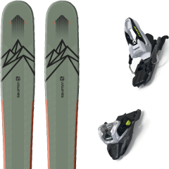 comparer et trouver le meilleur prix du ski Salomon Qst ripper s + free ten black/white sur Sportadvice