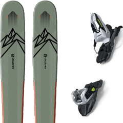 comparer et trouver le meilleur prix du ski Salomon Qst ripper m + free ten black/white sur Sportadvice