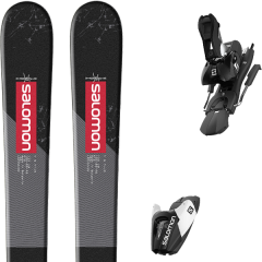 comparer et trouver le meilleur prix du ski Salomon Tnt black/grey/red + l7 n b90 black/white 19 sur Sportadvice