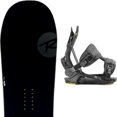 comparer et trouver le meilleur prix du snowboard Rossignol Jibsaw heavy duty wide 19 + fenix black 20 sur Sportadvice