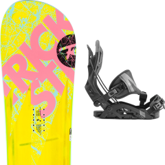 comparer et trouver le meilleur prix du snowboard Rossignol Trickstick af asym frame wide 19 + fuse hybrid black 20 sur Sportadvice