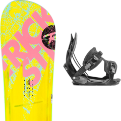 comparer et trouver le meilleur prix du snowboard Rossignol Trickstick af asym frame 19 + alpha fusion black 20 sur Sportadvice