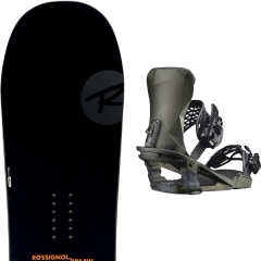 comparer et trouver le meilleur prix du snowboard Rossignol Jibsaw heavy duty 19 + alibi pro dark olive 20 sur Sportadvice