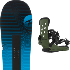 comparer et trouver le meilleur prix du snowboard Rossignol Sawblade wide 19 + str matte green 20 sur Sportadvice