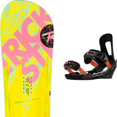 comparer et trouver le meilleur prix du snowboard Rossignol Trickstick af asym frame 19 + switchback smith black 20 sur Sportadvice