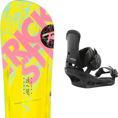 comparer et trouver le meilleur prix du snowboard Rossignol Trickstick af asym frame 19 + custom black 20 sur Sportadvice