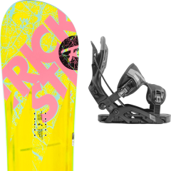 comparer et trouver le meilleur prix du snowboard Rossignol Trickstick af asym frame wide 19 + fuse black 20 sur Sportadvice