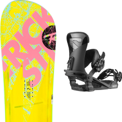 comparer et trouver le meilleur prix du snowboard Rossignol Trickstick af asym frame wide 19 + trigger black 20 sur Sportadvice