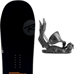 comparer et trouver le meilleur prix du snowboard Rossignol Jibsaw heavy duty 19 + fuse hybrid black 20 sur Sportadvice