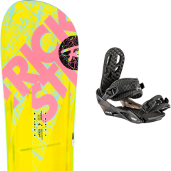 comparer et trouver le meilleur prix du snowboard Rossignol Trickstick af asym frame wide 19 + charger black 20 sur Sportadvice
