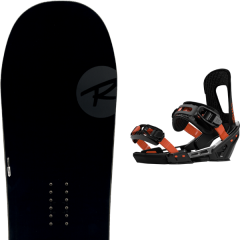 comparer et trouver le meilleur prix du snowboard Rossignol Jibsaw heavy duty wide 19 + switchback smith black 20 sur Sportadvice