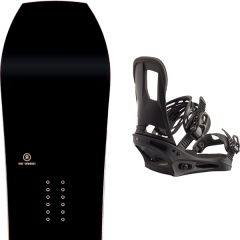 comparer et trouver le meilleur prix du snowboard Ride Mtn pig 20 + cartel black 20 sur Sportadvice
