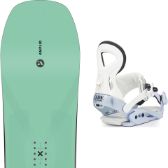 comparer et trouver le meilleur prix du snowboard Amplid Lovelife 20 + jade wm s s white/blue 20 sur Sportadvice