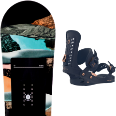 comparer et trouver le meilleur prix du snowboard Ride Heartbreaker w 20 + trilogy w navy blue 20 sur Sportadvice