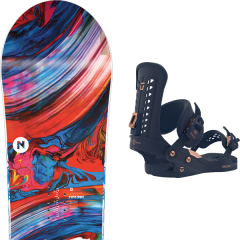 comparer et trouver le meilleur prix du snowboard Nitro Lectra 20 + trilogy w navy blue 20 sur Sportadvice