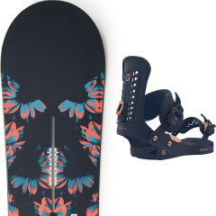 comparer et trouver le meilleur prix du snowboard Burton Stylus w 20 + trilogy w navy blue 20 sur Sportadvice