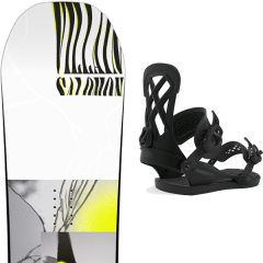 comparer et trouver le meilleur prix du snowboard Salomon The villain 20 + contact pro black 20 sur Sportadvice