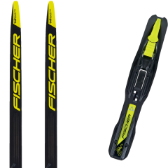 comparer et trouver le meilleur prix du ski Fischer Twin skin race ifp 20 + tour step-in jr blk/yellow 20 sur Sportadvice