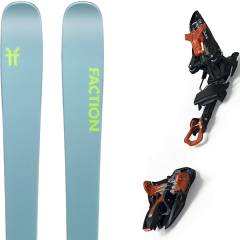 comparer et trouver le meilleur prix du ski Faction Agent 1.0 x + kingpin 10 75-100mm black/cooper sur Sportadvice