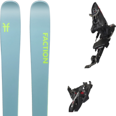 comparer et trouver le meilleur prix du ski Faction Agent 1.0 x + kingpin mwerks 12 75-100mm blk/red sur Sportadvice