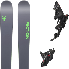 comparer et trouver le meilleur prix du ski Faction Agent 2.0 + kingpin mwerks 12 75-100mm blk/red sur Sportadvice