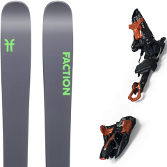 comparer et trouver le meilleur prix du ski Faction Agent 2.0 + kingpin 13 75-100 mm black/cooper sur Sportadvice