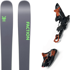 comparer et trouver le meilleur prix du ski Faction Agent 2.0 + kingpin 10 75-100mm black/cooper sur Sportadvice