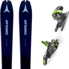 comparer et trouver le meilleur prix du ski Atomic Backland wmn 78 dark blue/blue + zed 12 sur Sportadvice