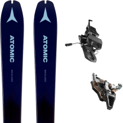 comparer et trouver le meilleur prix du ski Atomic Backland wmn 78 dark blue/blue + st radical turn 85 black sur Sportadvice