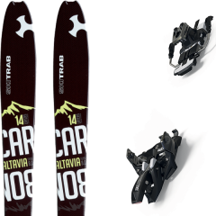 comparer et trouver le meilleur prix du ski Skitrab Altavia carbon 8.0 + alpinist 12 long travel 90mm black/ium sur Sportadvice