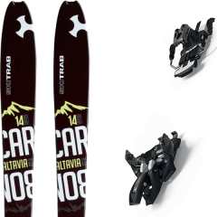 comparer et trouver le meilleur prix du ski Skitrab Altavia carbon 8.0 + alpinist 9 long travel 90mm black/ium sur Sportadvice