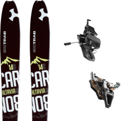 comparer et trouver le meilleur prix du ski Skitrab Altavia carbon 8.0 + st radical turn 85 black sur Sportadvice