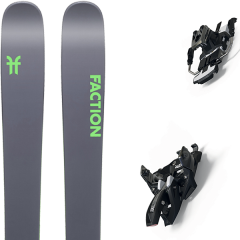 comparer et trouver le meilleur prix du ski Faction Agent 2.0 + alpinist 12 long travel 105mm black/ium sur Sportadvice