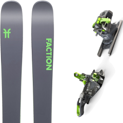 comparer et trouver le meilleur prix du ski Faction Agent 2.0 + zed 12 sur Sportadvice