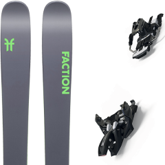 comparer et trouver le meilleur prix du ski Faction Agent 2.0 + alpinist 9 long travel 105mm black/ium sur Sportadvice