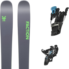 comparer et trouver le meilleur prix du ski Faction Agent 2.0 + mtn black/blue sur Sportadvice