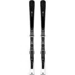 comparer et trouver le meilleur prix du ski Salomon Pack de skis s/max w 8 + z10 gw l80 grey/black sur Sportadvice