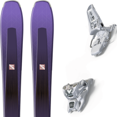 comparer et trouver le meilleur prix du ski Salomon Aira 84 ti purple/black + squire 11 id white sur Sportadvice