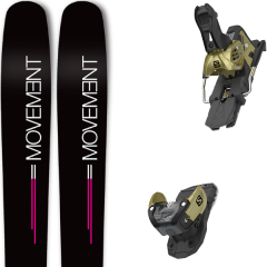 comparer et trouver le meilleur prix du ski Movement Go 100 women + warden mnc 13 n gold sur Sportadvice