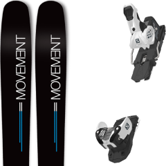 comparer et trouver le meilleur prix du ski Movement Go 100 + warden mnc 13 n white/black sur Sportadvice