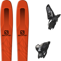 comparer et trouver le meilleur prix du ski Salomon Qst 85 orange/black 19 + squire 11 black 18 2019 alpin 153 orange/noir sur Sportadvice