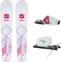 comparer et trouver le meilleur prix du ski Völkl chica flat 18 + saphir 45 b69 jr whi/pnk 15 2018 alpin 80 blanc sur Sportadvice