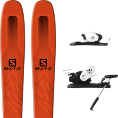 comparer et trouver le meilleur prix du ski Salomon Qst 85 orange/black 19 + z12 b90 white/black 19 2019 alpin 153 orange/noir sur Sportadvice
