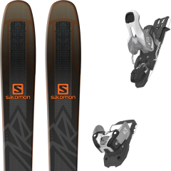comparer et trouver le meilleur prix du ski Salomon Qst 92 black/orange 19 + warden 11 n silver/black l100 19 2019 alpin 161 noir/orange sur Sportadvice
