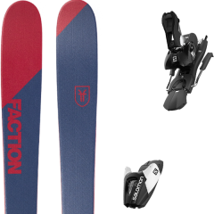 comparer et trouver le meilleur prix du ski Faction Candide 0.5 19 + l7 n b80 black/white 19 2019 alpin 105 bleu/rouge sur Sportadvice