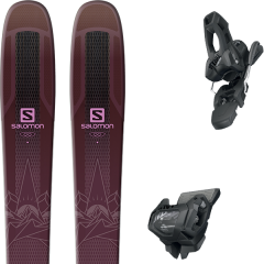 comparer et trouver le meilleur prix du ski Salomon Qst lumen 99 purple/pink 19 + tyrolia attack 11 gw w/o brake l solid black 2019 alpin 174 violet sur Sportadvice