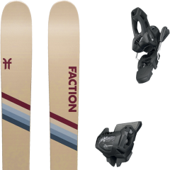 comparer et trouver le meilleur prix du ski Faction Candide 4.0 + tyrolia attack 11 gw w/o brake l solid black alpin 182 beige sur Sportadvice