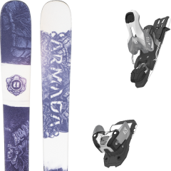 comparer et trouver le meilleur prix du ski Armada Arw 84 + warden 11 n silver/black l100 19 alpin 156 violet/blanc sur Sportadvice