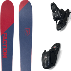 comparer et trouver le meilleur prix du ski Faction Candide 0.5 19 + free 7 85mm black 2019 alpin 105 bleu/rouge sur Sportadvice